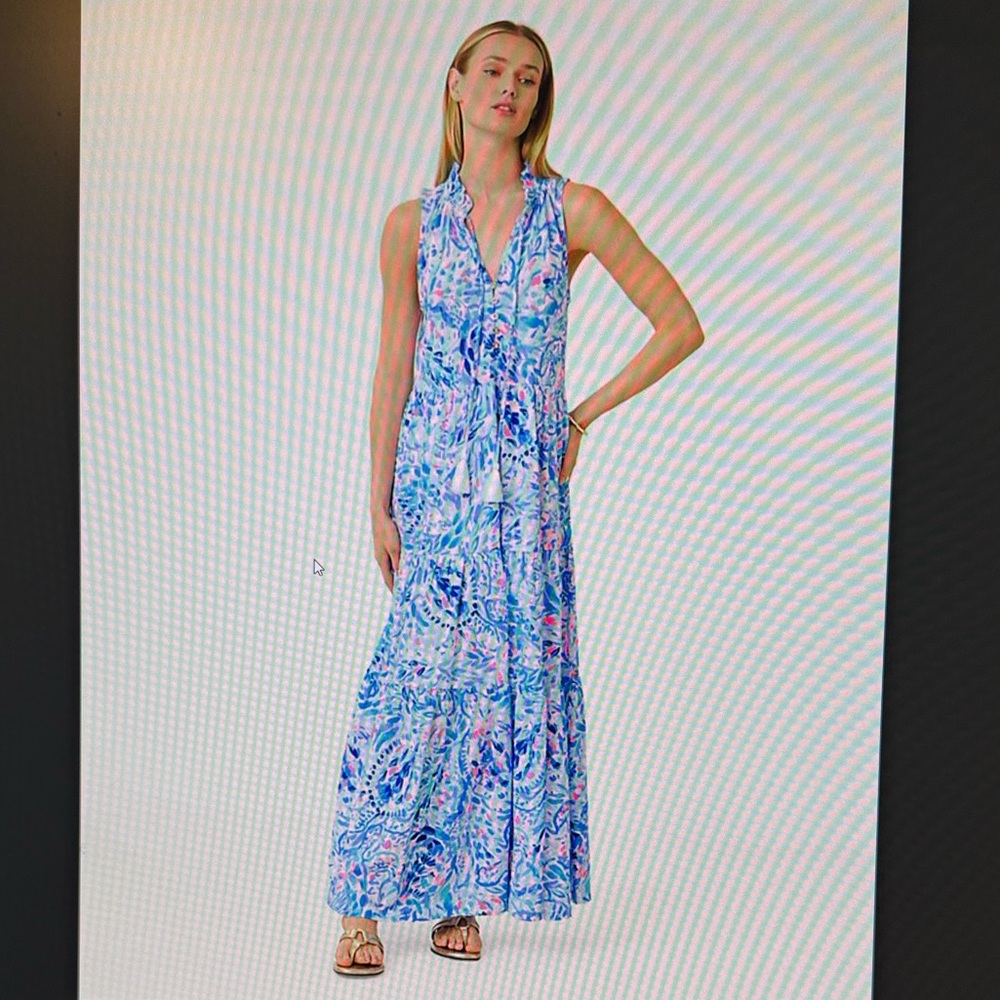 NWT Lilly Pulitzer Malone Maxi Dress XXL
